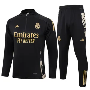 Vêtements de sport pour enfants du Real Madrid 2024/25 - Noir