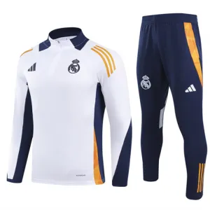 Vêtements de sport pour enfants du Real Madrid 2024/25 - Blanc