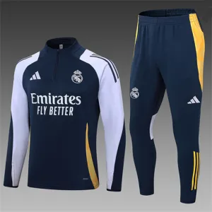 Vêtements de sport pour enfants du Real Madrid 2024/25 - Bleu