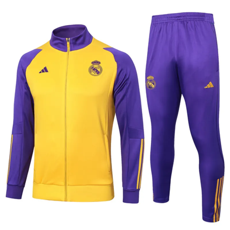 Real Madrid Children's Sports Jacket 2024/25 - Yellow