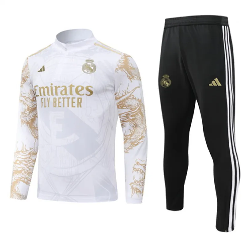 Abbigliamento sportivo per bambini del Real Madrid 2024/25 - Bianco