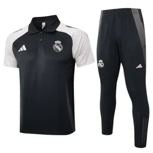Maglia polo di allenamento + pantaloni del Real Madrid 2024/25 - Nero