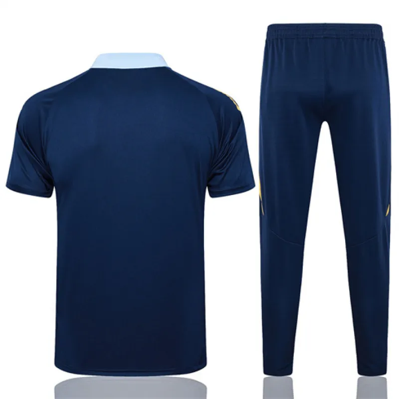 Real Madrid Training Polo Shirt + Trousers 2024/25 - Blue
