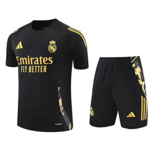Maillot de formation+shorts du Real Madrid 2024/25 - Noir
