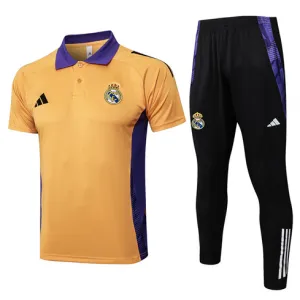 Maglia polo di allenamento + pantaloni del Real Madrid 2024/25 - Arancione