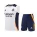 Ensemble de shorts et de gilet du Real Madrid 2024/25 - Blanc