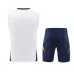 Ensemble de shorts et de gilet du Real Madrid 2024/25 - Blanc