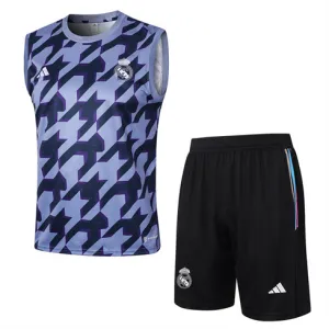 Real Madrid Shorts and Vest Set 2024/25 - Blue