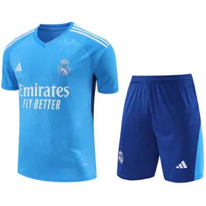 Real Madrid Goalkeeper's Training Jersey + Shorts 2024/25 - Blue