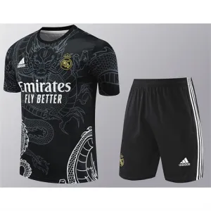 Real Madrid Training Jersey+Shorts 2024/25 - Black