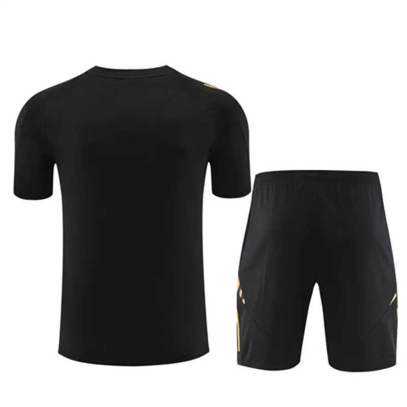 Real Madrid Children's Training Jersey + Shorts 2024/25 - Black