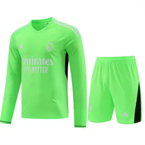 Maglia di allenamento a maniche lunghe del portiere del Real Madrid 2024/25 - Blu