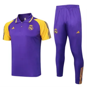Maglia polo di allenamento + pantaloni del Real Madrid 2024/25 - Viola