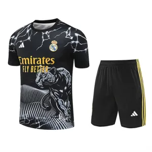 Maglia di allenamento+shorts del Real Madrid 2024/25 - Nero