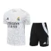 Maglia di allenamento + shorts per bambini del Real Madrid 2024/25 - Bianca