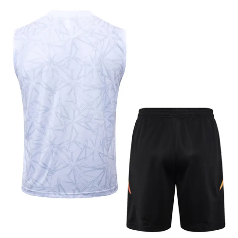Real Madrid Shorts and Vest Set 2024/25 - White