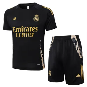 Maglia di allenamento+shorts del Real Madrid 2024/25 - Nero