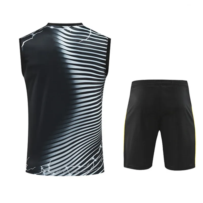 Real Madrid Shorts and Vest Set 2024/25 - Black
