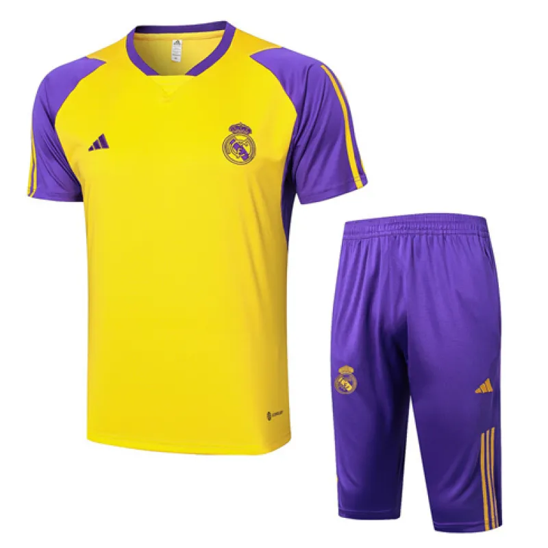 Real Madrid Training Jersey + Shorts 2024/25 - Yellow