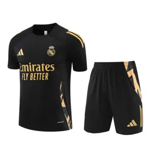 Maglia di allenamento+shorts del Real Madrid 2024/25 - Nero