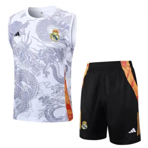 Real Madrid Shorts and Vest Set 2024/25 - White