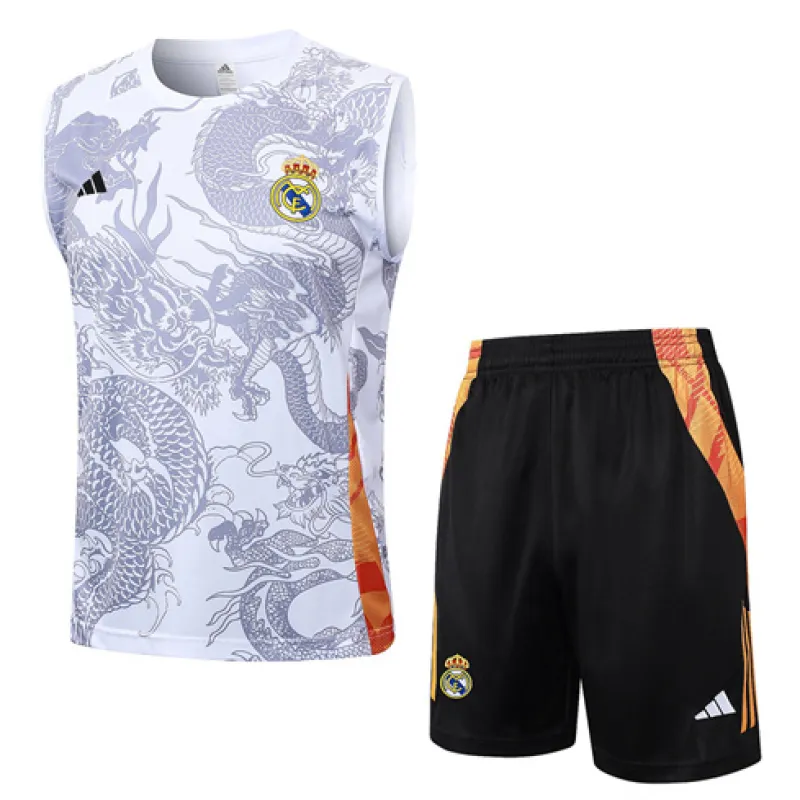 Real Madrid Shorts- und Weste-Set 2024/25 - Weiß