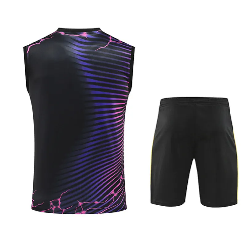 Real Madrid Shorts and Vest Set 2024/25 - Black