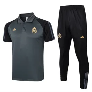 Maglia polo di allenamento + pantaloni del Real Madrid 2024/25 - Grigio