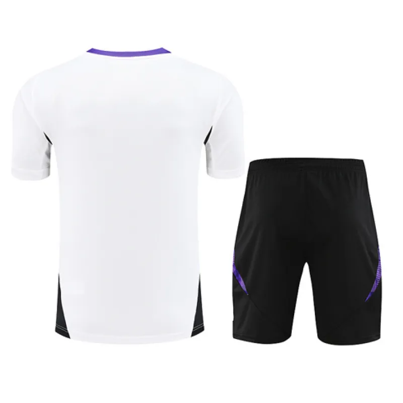 Maglia di allenamento + shorts del Real Madrid 2024/25 - Bianca