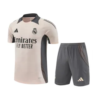 Real Madrid Children's Training Jersey + Shorts 2024/25 - Apricot