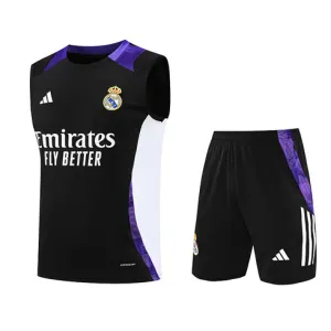 Real Madrid Shorts and Vest Set 2024/25 - Black