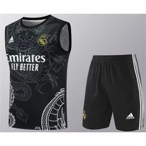Real Madrid Shorts and Vest Set 2024/25 - Black