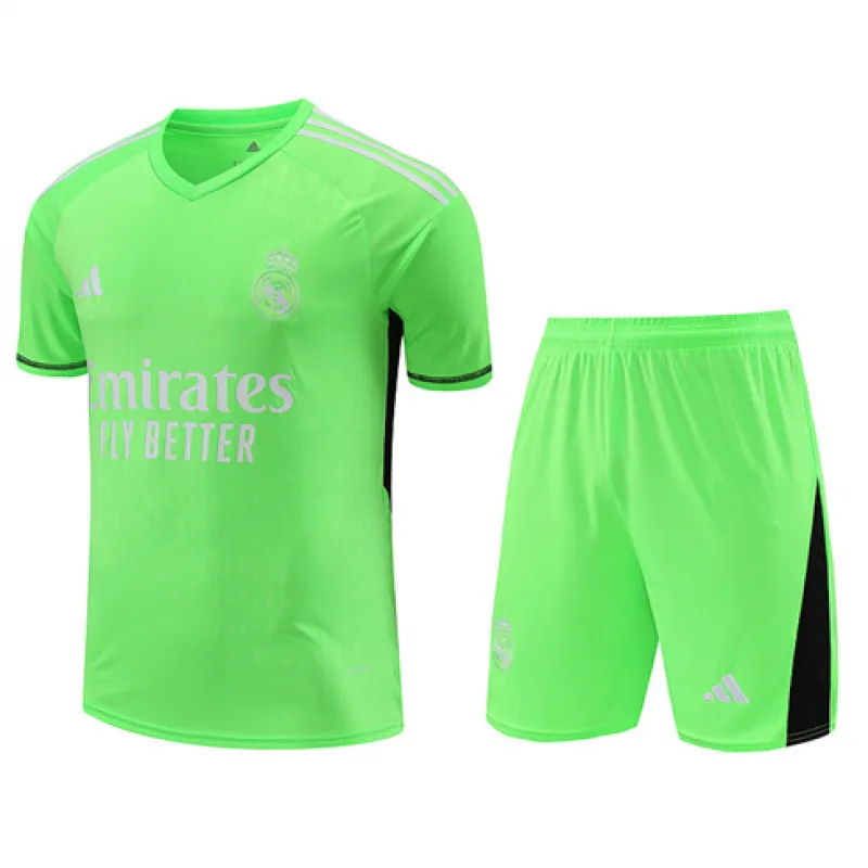 Real Madrid Goalkeeper Training Jersey + Shorts 2024/25 - Blue