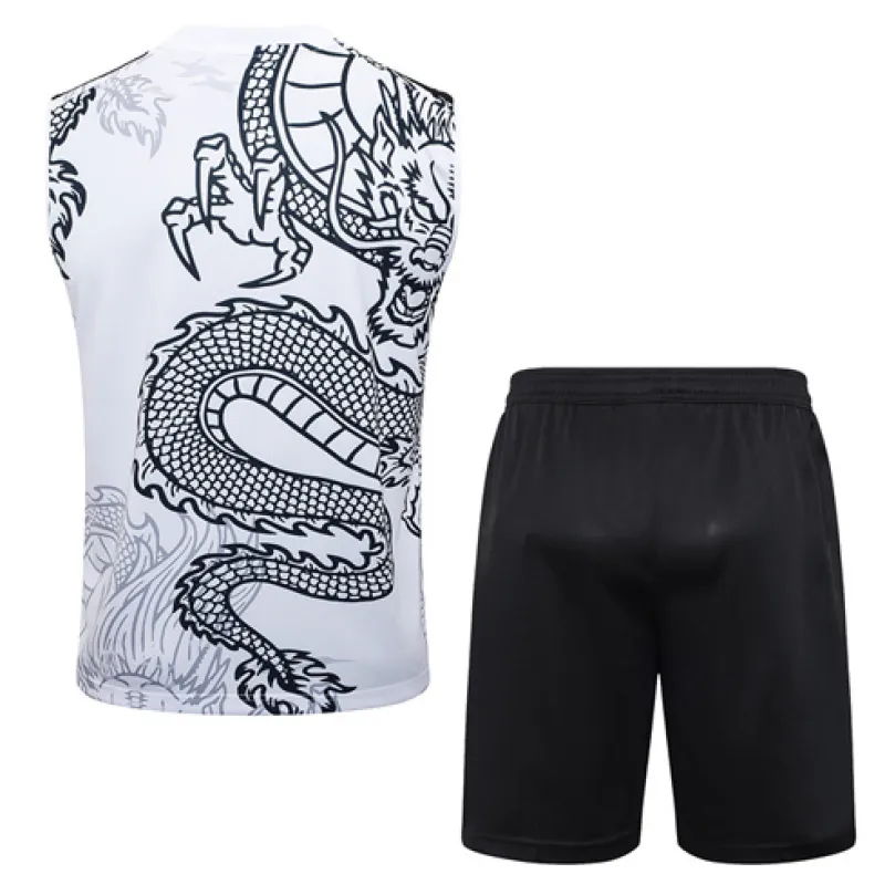 Real Madrid Shorts and Vest Set 2024/25 - White