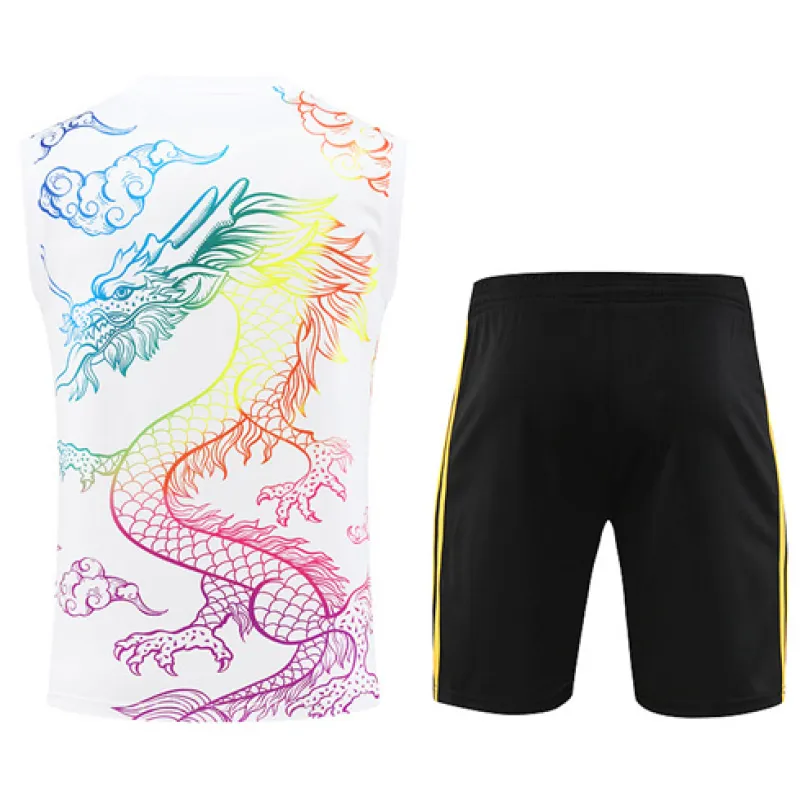 Ensemble de shorts et de gilet du Real Madrid 2024/25 - Blanc