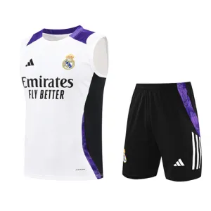 Real Madrid Shorts and Vest Set 2024/25 - White