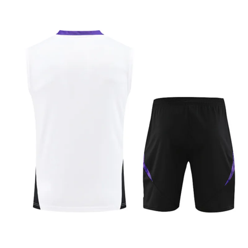 Real Madrid Shorts- und Weste-Set 2024/25 - Weiß