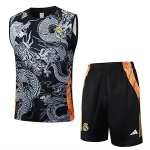 Real Madrid Shorts and Vest Set 2024/25 - Black