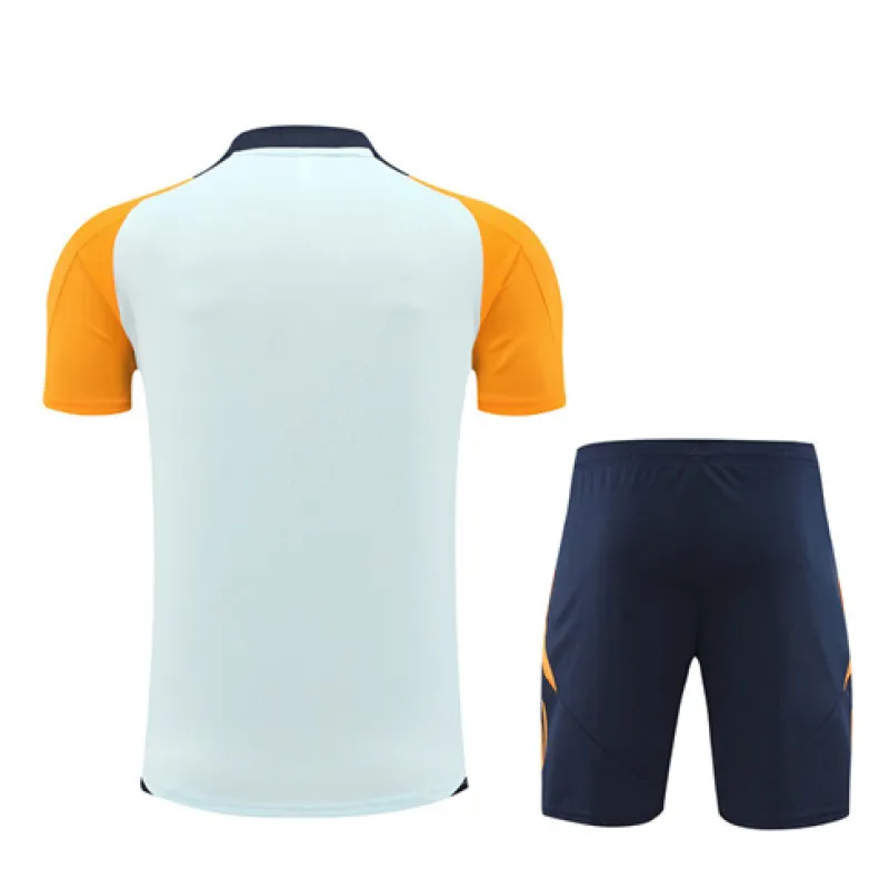 Camiseta de entrenamiento + pantalones cortos del Real Madrid 2024/25 - Blanca