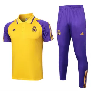 Maglia polo di allenamento + pantaloni del Real Madrid 2024/25 - Giallo