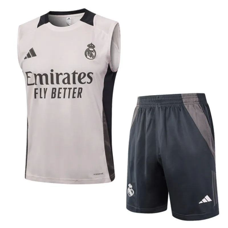 Real Madrid Shorts- und Weste-Set 2024/25 - Grau