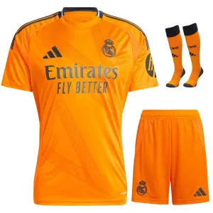 Jeu de maillot pour enfants extérieur de Real Madrid 2024/25 - Orange