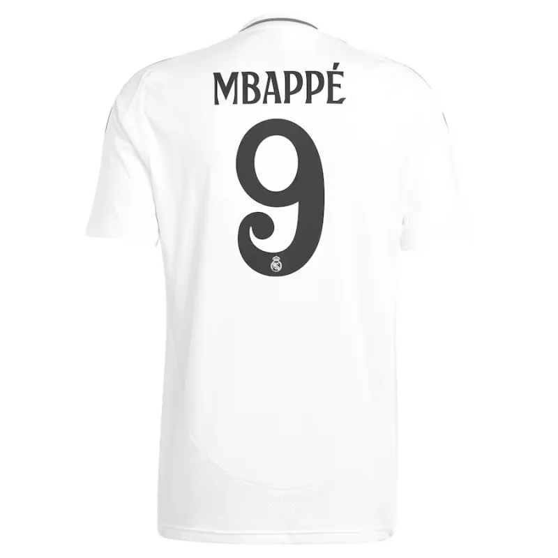 Camiseta local 2024/25 de Real Madrid - Blanco (Kylian Mbappé)