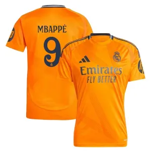 Camiseta visitante 2024/25 de Real Madrid - Naranja (Kylian Mbappé)