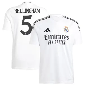 BELLINGHAM - Camiseta de casa de Real Madrid 2024/25 - Blanco