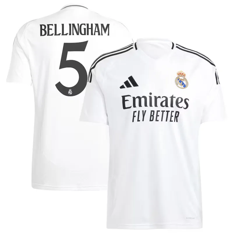 BELLINGHAM - Heimspiel - Trikot von Real Madrid 2024/25 - Weiß