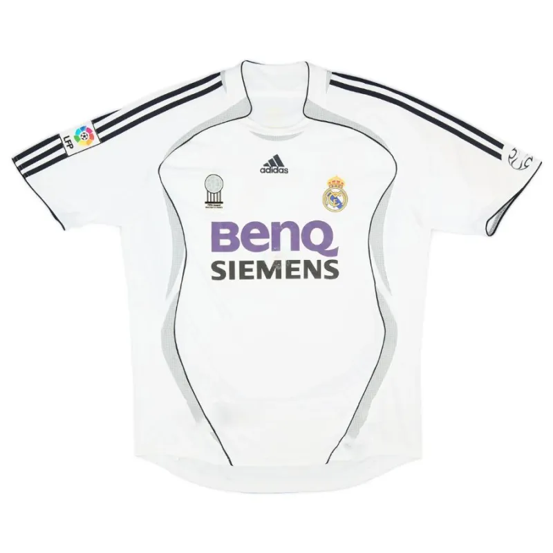 Raúl  Real Madrid Retro Jersey 2006/07 Home - White