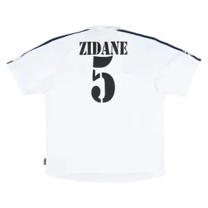 Maglia retro di Zidane  per il Real Madrid, casa 2002/03 - Bianca