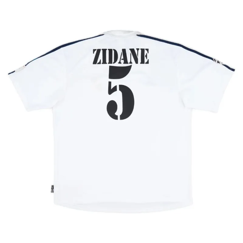 Zidane Real Madrid Retro Jersey 2002/03 Home - White