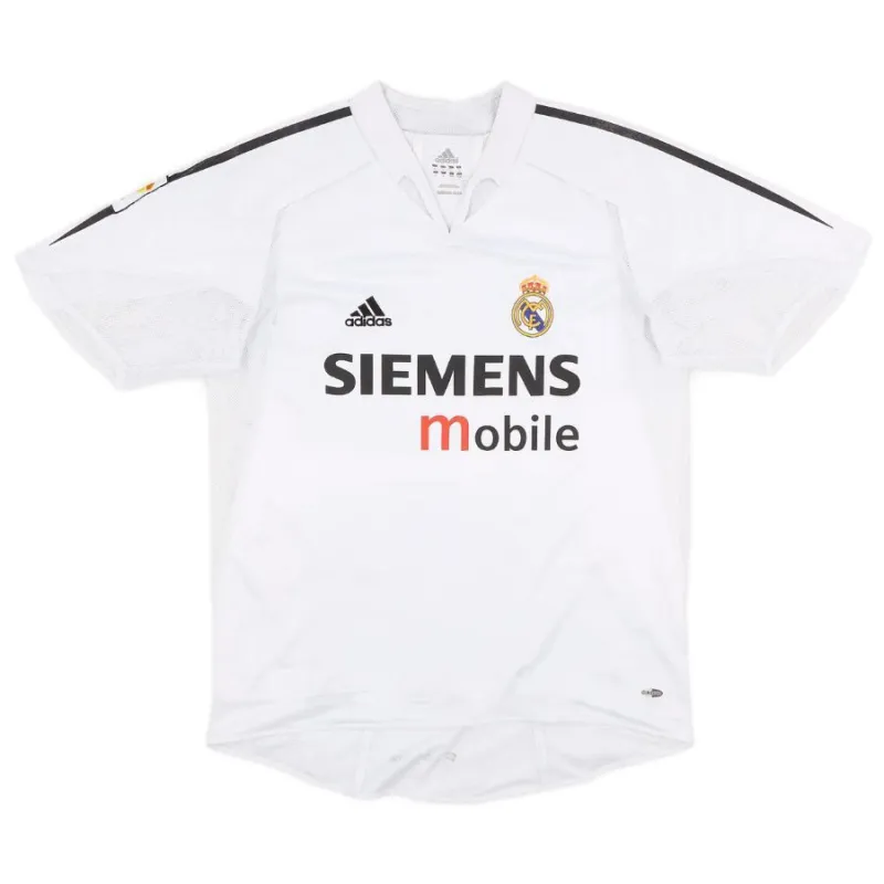 Zidane Real Madrid Retro Jersey 2004/05 Home - White